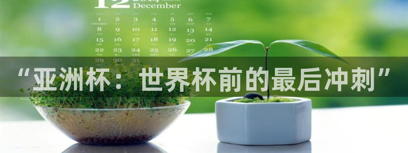 世界杯赛程时间表：“亚洲杯：世界杯前的最后冲刺”
